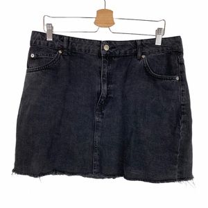 Topshop Moto Jean Skirt